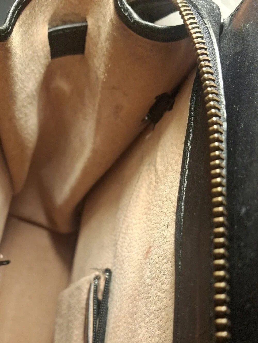 Black Leather Briefcase with Top Handle and Shoulder Strap
